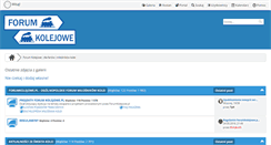 Desktop Screenshot of forumkolejowe.pl
